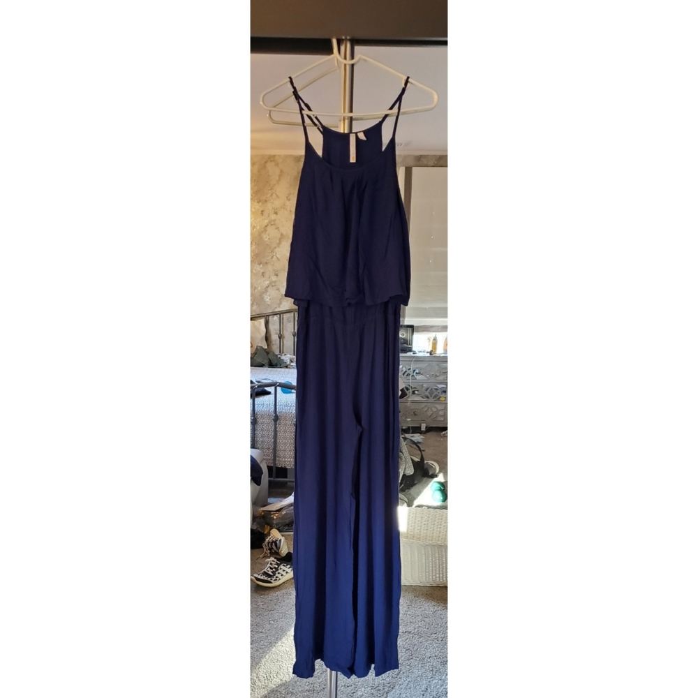Navy blue jumpsuit